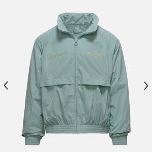 Vespa Women's Origin Mint Light Green Windbreaker Hoodie Jacket M